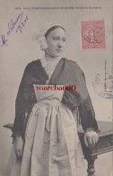 MORBIHAN JEUNE FILLE DE QUESTEMBERG ET ELVEN ETUDE DE COIFFES DE BRETAGNE Editeur Villard - Questembert