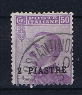 Italy: Constantinopoli  1908  Sa 12 Used, Signed Very Nice Cancel - Bureaux D'Europe & D'Asie