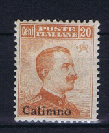 Italy: Egeo Calino Sa 9  MH/* Signed - Egée (Calino)