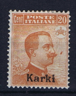 Italy: Egeo  Carchi  Sa 9 MH/* 1917 - Aegean (Carchi)