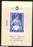 HUNGARY-1997.Commemorative Sheet - Temafila/Thematic Stamp Exhibition Souvenir Imperf.Version - Foglietto Ricordo