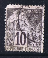 Alphée Dubois 10 Cent.  Oblitéré «Saint-Pierre / Martinique» - Usados