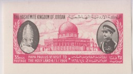 Mosque Umar, Dome Of The Rock, Pope John Paul, Islam, Religion, Imperf, MNH Jordan - Islam