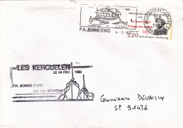 Jeanne D´Arc 1989 - Escale Kerguelen - Navale - - Lettres & Documents
