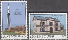 Luxembourg 1991 Michel 1273 - 1274 Neuf ** Cote (2008) 2.00 Euro Tourisme Kayl Redange-sur-Attert - Unused Stamps