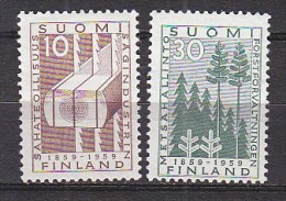 L5886 - FINLANDE FINLAND Yv N°483/84 ** FORETS - Unused Stamps