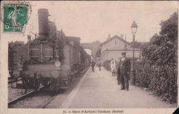 Arcueil Cachan (94) - Gare- CPA 1911 - Arcueil