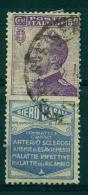 REGNO 1924-25 PUBBLICITARI 50 C. SIERO CASALI ANNULLATO - Reclame