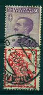 REGNO 1924-25 PUBBLICITARI 50 C. SINGER ANNULLATO - Reclame