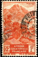 Pays :    5 (A.E.F.) Yvert Et Tellier N° :  214 (o) - Usados