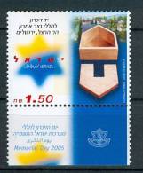 Israel - 2005, Michel/Philex No. : 1818 - MNH - *** - - Neufs (avec Tabs)