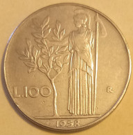 1958 - Italia 100 Lire     ----- - 100 Lire