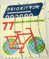 Netherlands 2009 Bicycle 77c - Used - Gebraucht