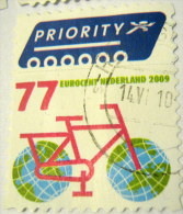 Netherlands 2009 Bicycle 77c - Used - Gebraucht