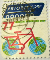 Netherlands 2009 Bicycle 77c - Used - Gebruikt