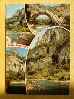 Dep 07 , Cpm VALLON PONT D'ARC , A.70709 , Multivues  , Recto/verso (69) - Vallon Pont D'Arc