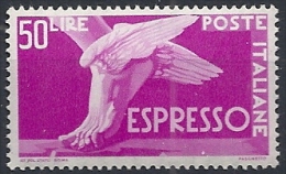 1945-52 ITALIA ESPRESSO RUOTA  50 LIRE MNH ** - RR11658-2 - Express/pneumatic Mail