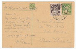 CZECHOSLOVAKIA ČESKOSLOVENSKO POSTAL STATIONERY POSTAL CARD # P 25 UPRATED (1922) - Ansichtskarten