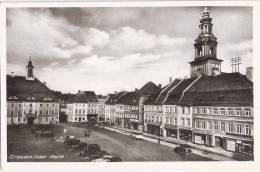 Crossen A Der Oder Markt Oldtimer Geschäfte Krosno Odrzańskie TOP-Erhaltung Ungelaufen - Neumark