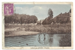 L'Isle-sur-Serein (89) : La Plage Dans Le Village Prèsdu Vieux Pont En 1934 (animée). - L'Isle Sur Serein