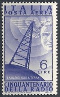 1947 ITALIA POSTA AEREA RADIO 6 LIRE MNH ** - RR11673-2 - Poste Aérienne