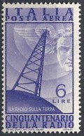 1947 ITALIA POSTA AEREA RADIO 6 LIRE MNH ** - RR11673-3 - Poste Aérienne