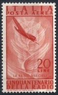 1947 ITALIA POSTA AEREA RADIO 20 LIRE MNH ** - RR11673 - Poste Aérienne