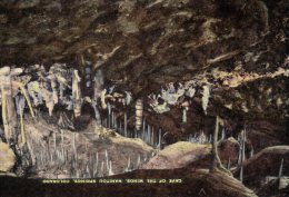 (202) Very Old Postcard - Carte Ancienne - USA - Manitou Springs Caves - Rocky Mountains