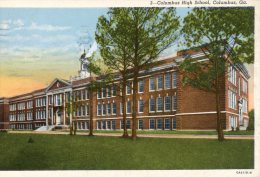 (202) Very Old Postcard - Carte Ancienne - USA - Colombus High School - Columbus