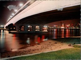 (351) Australia - WA - Perth Narrows Bridge At Night - Perth