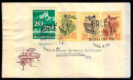 B0226 HUNGARY 1960, Airmail Stamps Used On Cover - Briefe U. Dokumente