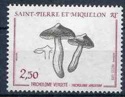 1989 SAINT PIERRE MIQUELON 497** Champignon - Unused Stamps