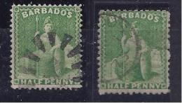 Barbados1860: 6(without Watermark)n - Barbados (...-1966)