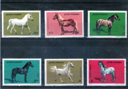 1984 - Races De Chevaux Mi 4077/4082 Et Yv 3528/3533 MNH - Nuovi