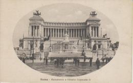 ROMA--MONUMENTO A VITTORIO EMANUELE II--ANIMATA--FP--V - Altare Della Patria