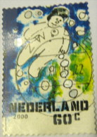 Netherlands 2000 Christmas Snowman 60c - Used - Gebruikt