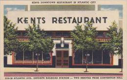 New Jersey Atlantic City Kents Restaurant 2124-28 Atlantic Avenue - Atlantic City