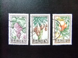 200 ALGERIE ARGELIA 1950 / PRODUCTOS DE ARGELIA / YVERT 279 /281 FU Serie Competa Usada - Used Stamps