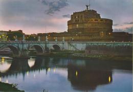 ROMA--CASTEL SANT´ANGELO--RIFLESSI SUL TEVERE--NOTTURNO--FG--V 13-8-83 - Castel Sant'Angelo