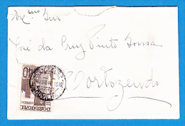 COVILHÃ  -  14.JUN.1941  -  2 SCANS - Lettres & Documents