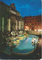 ROMA--FONTANA DI TREVI--NOTTURNO--FG--V 18-8-63 - Fontana Di Trevi