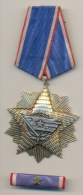 Yugoslavia - SFRJ - Order Of The Yugoslav Flag With Silver Star (5th Class, Silver, 3rd Type) With Ribbon - Otros & Sin Clasificación