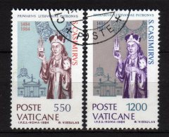 VATICANO - 1984 YT 749+750 USED - Used Stamps