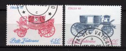 VATICANO - 1985 YT 784+785 USED CPL - Usados