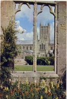 Wells Cathedral - The Central Tower - Formato Grande Viaggiata Mancante Di Affrancatura - Wells