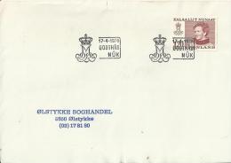 GREENLAND  1978 – FDC   -QUEEN MARGRETHE II SERIE  ADDR TO OLSTYKKE W 1 ST  1.20 KR  POSTM.GODTHAB APR 17,1976  RE 123 - Non Classés