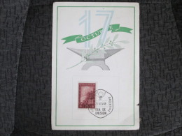 ARGENTINA 1948 MAXIMUM CARD - Lettres & Documents