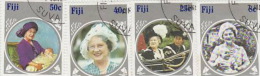 Fiji-1985 Queen Mother 85th Birthday Used Set - Muttertag