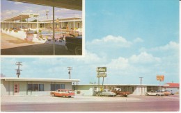 Falcon Lake TX Texas, Siesta Motel & Holiday Restaurant, Auto, Lodging, C1950s Vintage Postcard - Autres & Non Classés