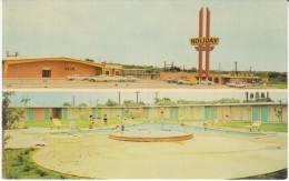 Sweetwater TX Texas, Holiday Center Motel & Restaurant, Lodging, Auto, C1960s Vintage Postcard - Autres & Non Classés